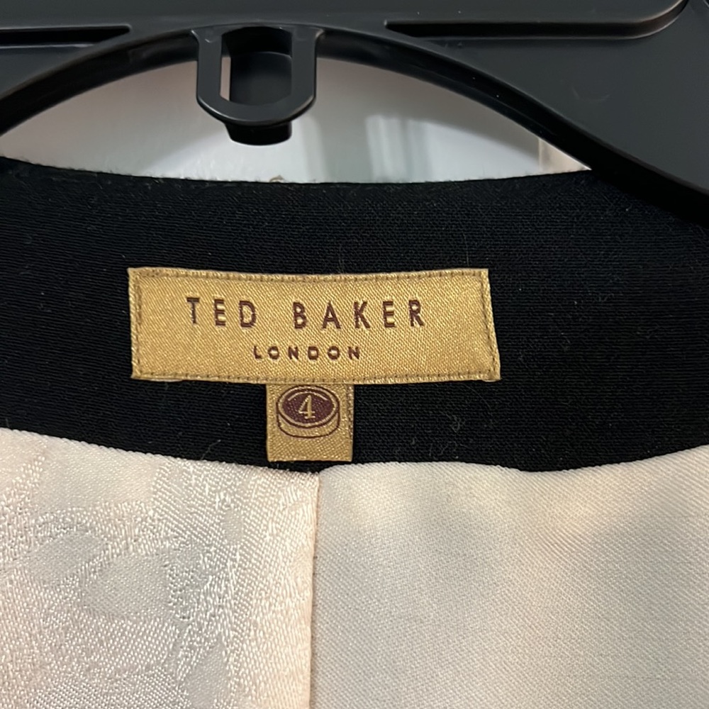 Ted Baker Zip Front Patterned Sleeveless Dress Si… - image 3